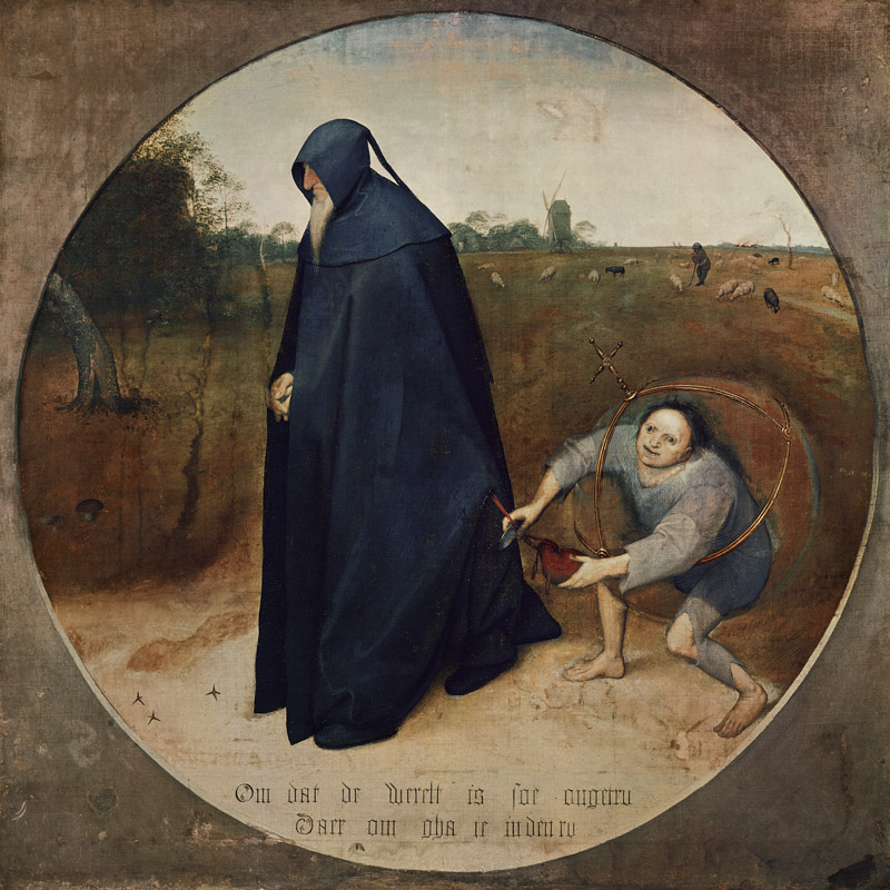 Misanthrop van Pieter Brueghel de oude