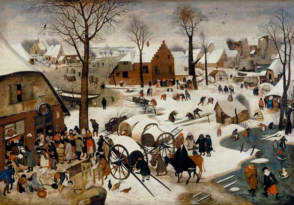 De volkstelling in Bethlehem van Pieter Brueghel d. J. Pieter Brueghel d. J.