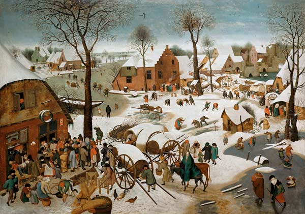 Census in Bethlehem , Brueghel t.Y van Pieter Brueghel d. J. Pieter Brueghel d. J.
