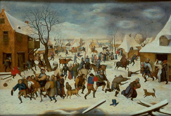 Der bethlehemitische Kindermord. van Pieter Brueghel d. J. Pieter Brueghel d. J.