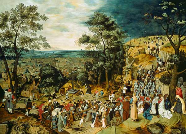 Christ on the Road to Calvary van Pieter Brueghel d. J. Pieter Brueghel d. J.