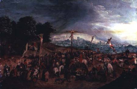 The Crucifixion van Pieter Brueghel d. J. Pieter Brueghel d. J.