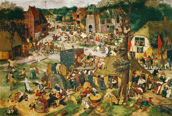 Die Hoboken- oder St. Georgs- Kirchweih. van Pieter Brueghel d. J. Pieter Brueghel d. J.