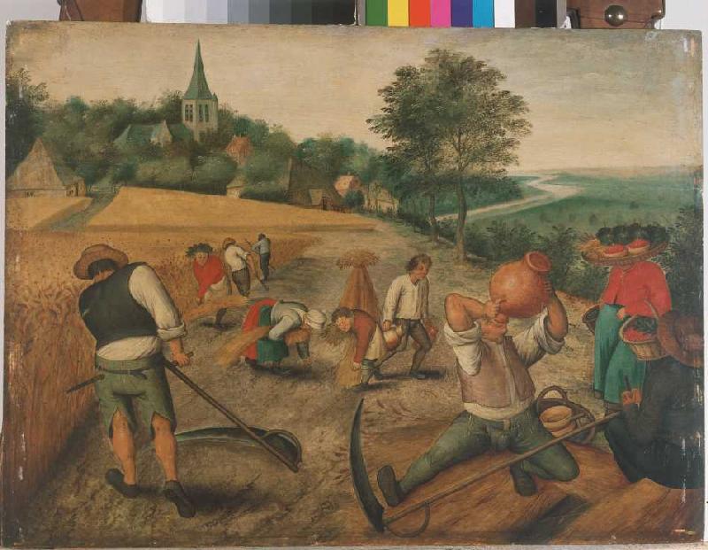 Der Sommer van Pieter Brueghel d. J. Pieter Brueghel d. J.