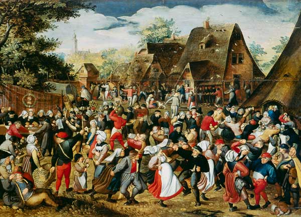 The Village Festival van Pieter Brueghel d. J. Pieter Brueghel d. J.
