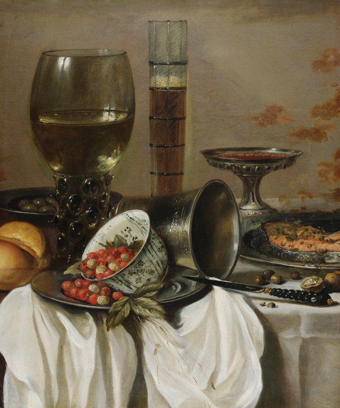 Still Life with Drinking Vessels van Pieter Claesz