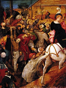 Das Fest des hl. Martin (Fragment) van Pieter  Brueghel III (zoon van PB d J)