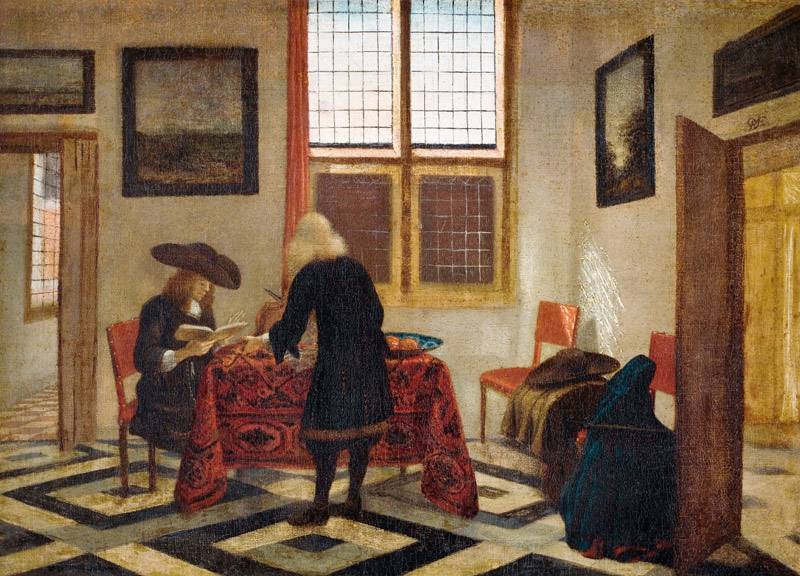 Interior Scene van Pieter Janssens