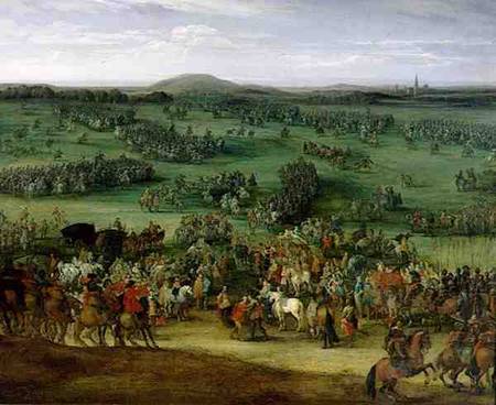 The Battle of Nordlingen II van Pieter Meulener