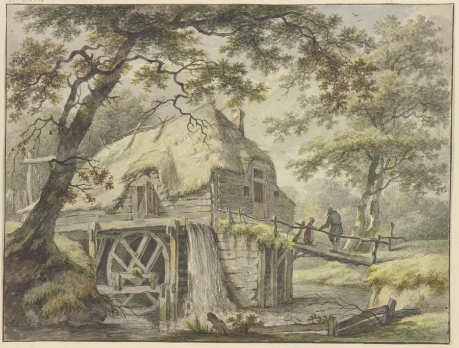 Mill in the forest van Pieter Pietersz. Barbiers