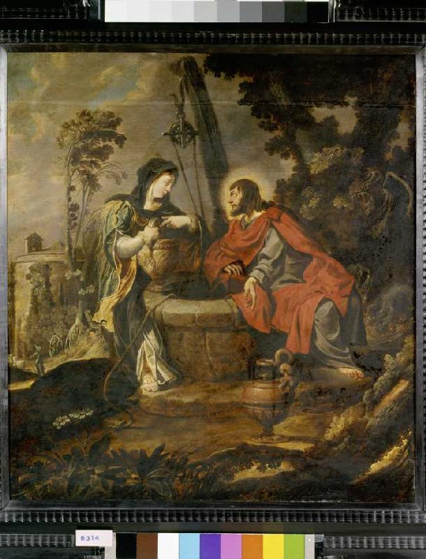 Christus und die Samariterin van Pieter, Pietersz Lastman