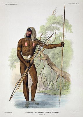 Native of Princess Marianna Strait, from 'Verhandelingen over de Natuurlijke Geschiedenis der Nederl van Pieter van Oort