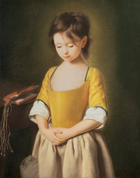 Portrait of a Young Girl, La Penitente van Pietro Antonio Conte Rotari