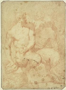 Two satyrs