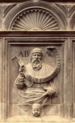 The Prophet Habakkuk (stone) van Pietro  Lombardo