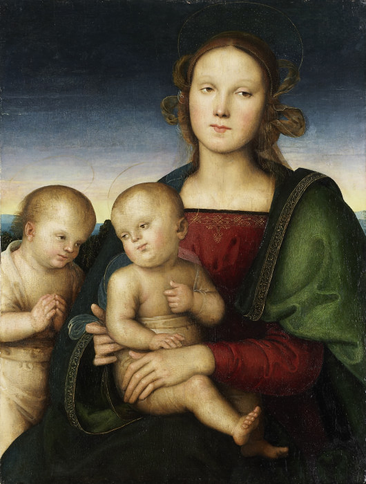 Madonna and Child with the Infant St. John van Pietro Perugino
