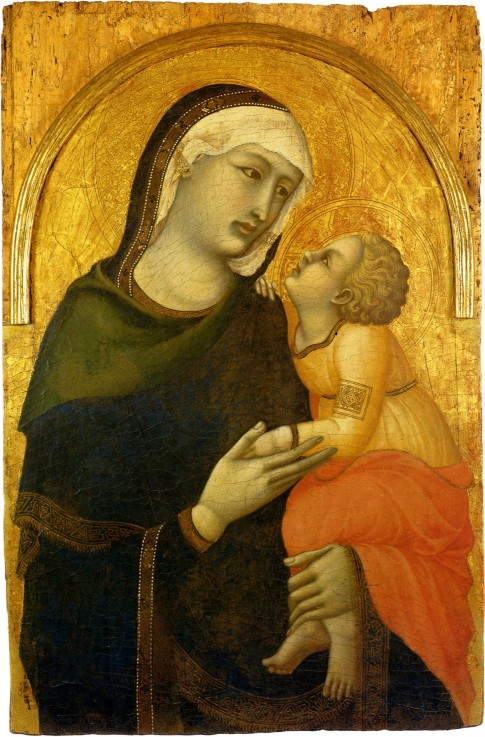 Madonna and Child van Pietro Lorenzetti