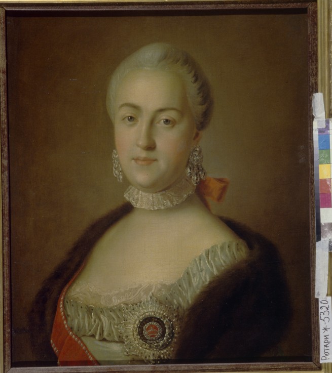 Portrait of Grand Duchess Yekaterina Alexeyevna van Pietro Antonio Rotari