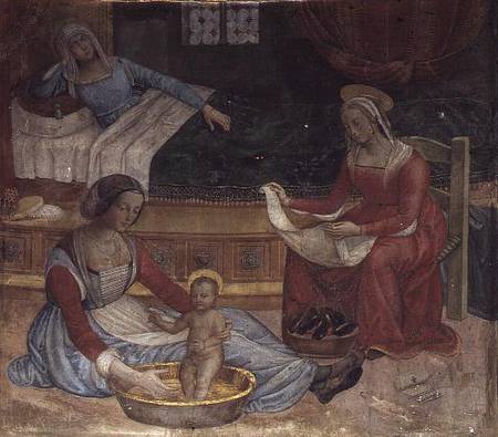 The Birth of St. John the Baptist (fresco) van Pinturicchio