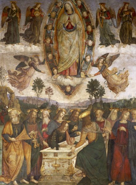 Pinturicchio / Ascension of Mary van Pinturicchio