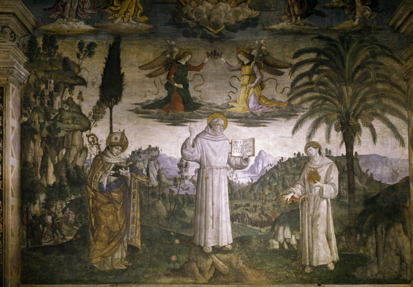 Pinturicchio / St. Bernard of Siena van Pinturicchio