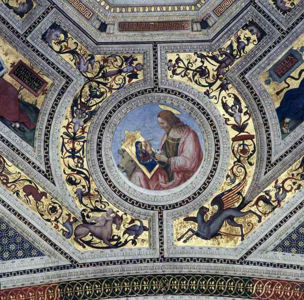 Pinturicchio / St.Luke the Evangelist van Pinturicchio
