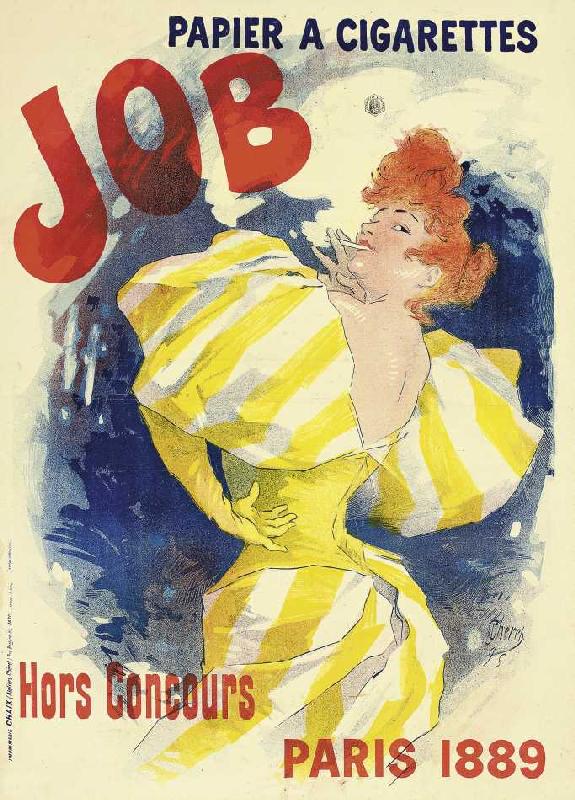 Job, papier à cigarettes van Plakatkunst