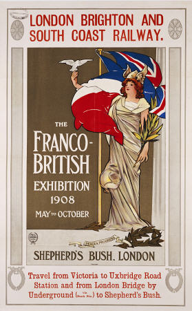 The Franco-British Exhibition, 1908 van Plakatkunst