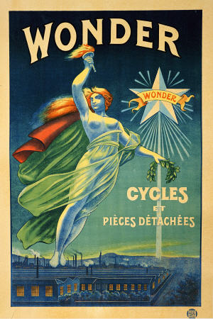 Wonder, Cycles Et Pieces Detachees van Plakatkunst