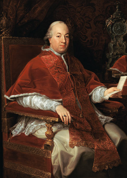 Papst Pius VI. van Pompeo Girolamo Batoni