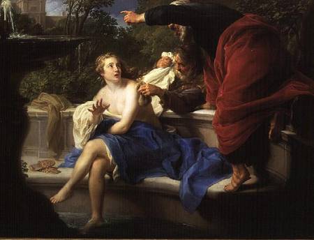 Susanna and the Elders van Pompeo Girolamo Batoni