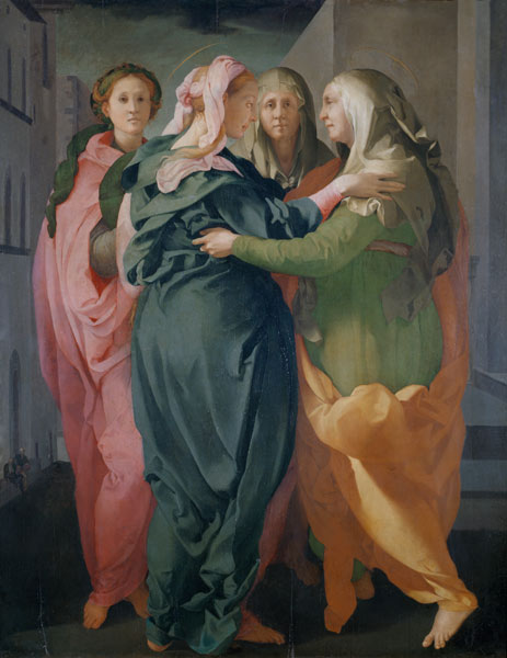 The Visitation van Pontormo,Jacopo Carucci da
