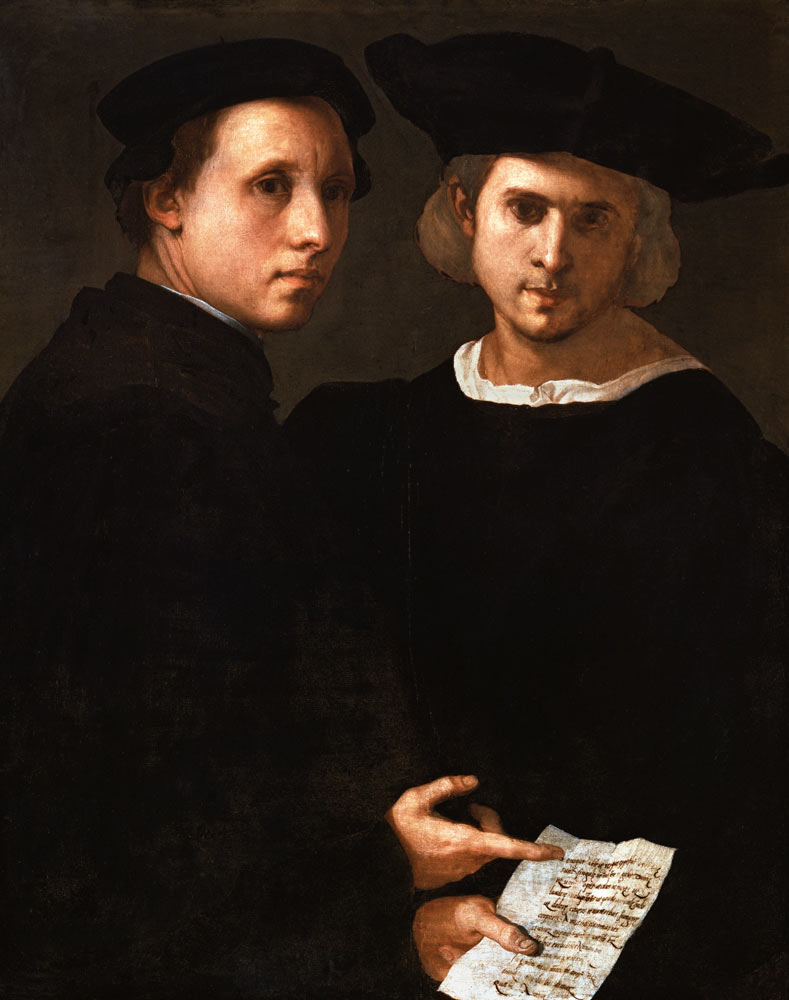 The Two Friends van Pontormo,Jacopo Carucci da
