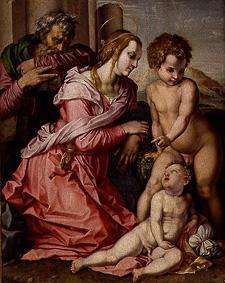Die hl. Familie mit dem Johannesknaben van Pontormo,Jacopo Carucci da