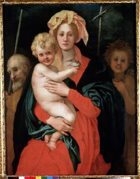 Madonna and Child with Saint Joseph and John the Baptist