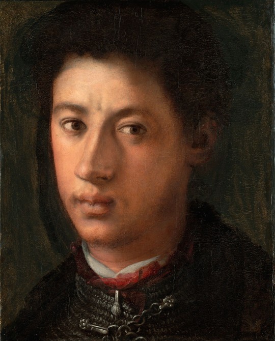 Portrait of Alessandro de' Medici (1510-1537) van Pontormo,Jacopo Carucci da