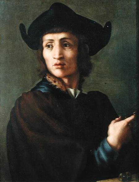 Portrait of a Goldsmith van Pontormo,Jacopo Carucci da