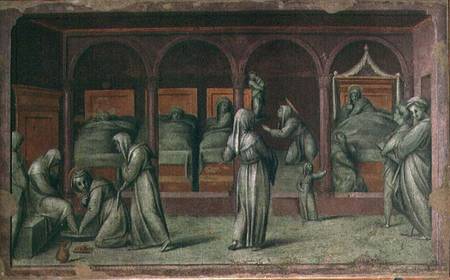 The Women's Ward in the Hospital of St. Matthew van Pontormo,Jacopo Carucci da