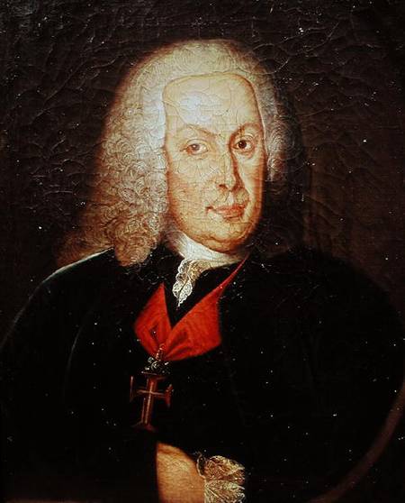 Portrait of Sebasiao Jose de Carvalho e Mello (1699-1782) Marques de Pombal van Portuguese School