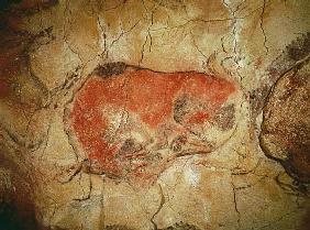 Bison from the Altamira Caves, Upper Paleolithic