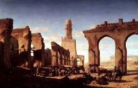 Ruins of the Mosque of the Caliph El Haken, Cairo
