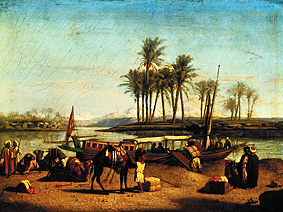 An den Ufern des Nil van Prosper Marilhat