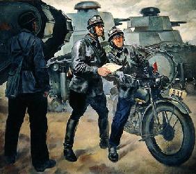 Tank Men, 1928 (oil on canvas)