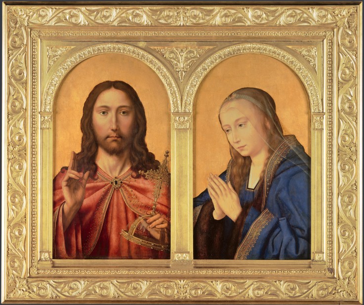 Diptych: Christ and the Virgin van Quentin Massys