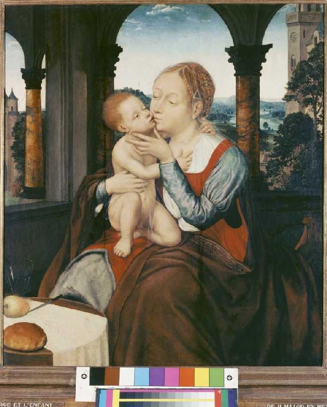 Maria mit dem Kinde van Quinten Massys