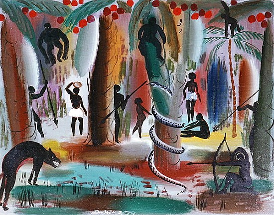 Jungle, 1979 (oil on canvas)  van Radi  Nedelchev
