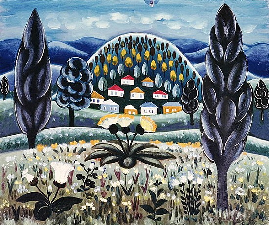 The Green Dreams, 1967 (oil on canvas)  van Radi  Nedelchev
