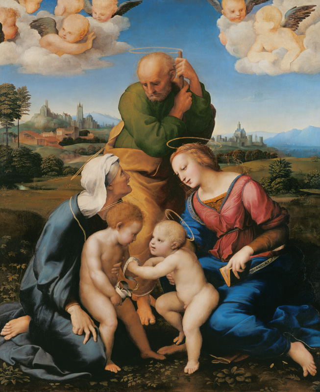Heilige Familie Canigiani van (Raffael) Raffaello Santi