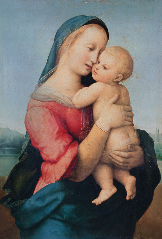 Raffael, Tempi Madonna / Paint./c.1507 van (Raffael) Raffaello Santi