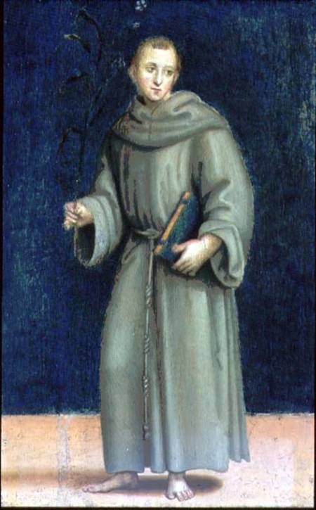 St. Anthony of Padua from the Colonna Altarpiece van (Raffael) Raffaello Santi